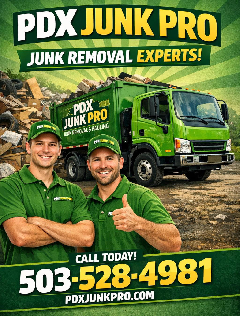 junk removal services call today
